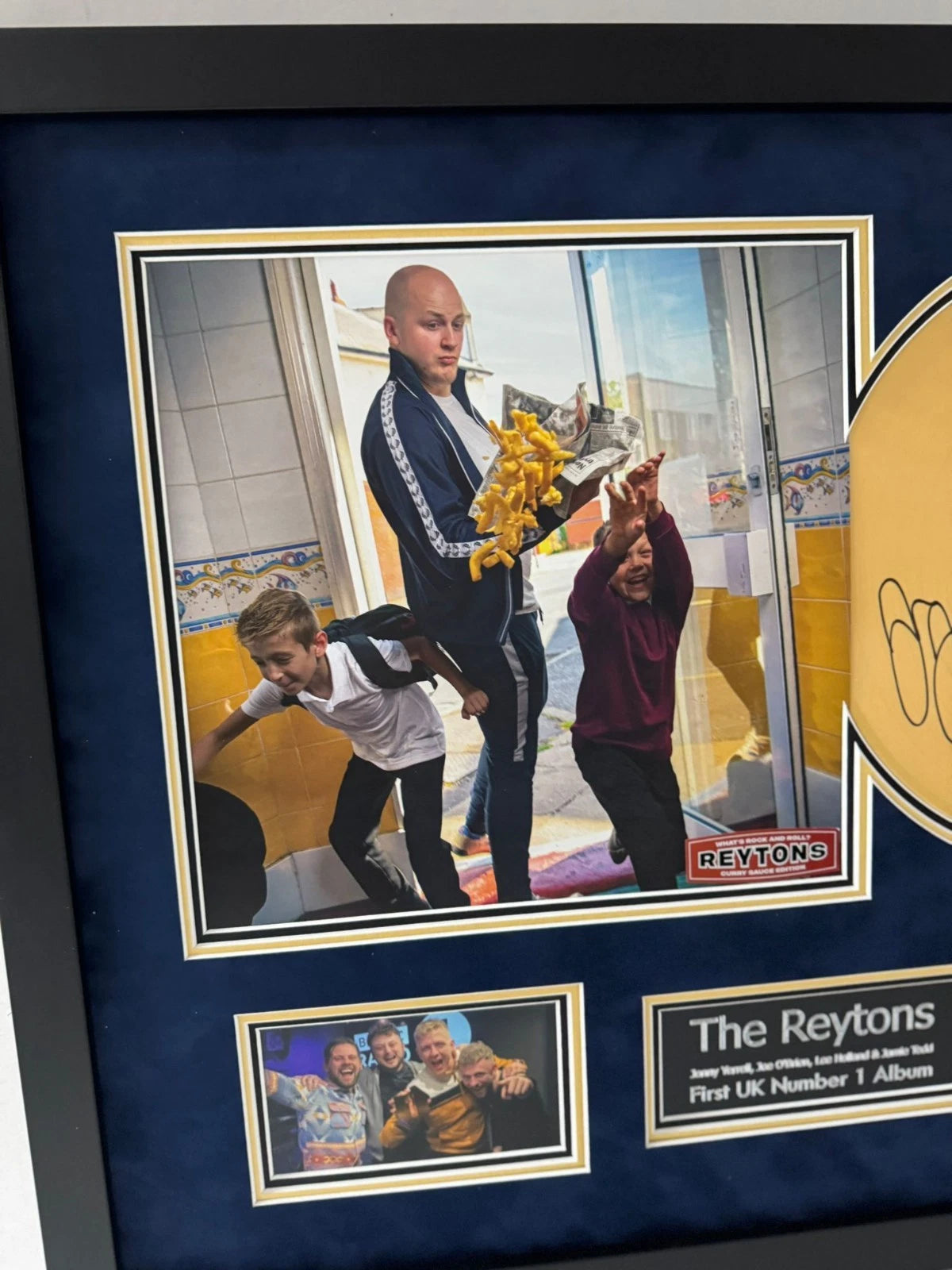 The Reytons Signed & Framed Album What's Rock and Roll? Curry Sauce Ltd Ed + COA