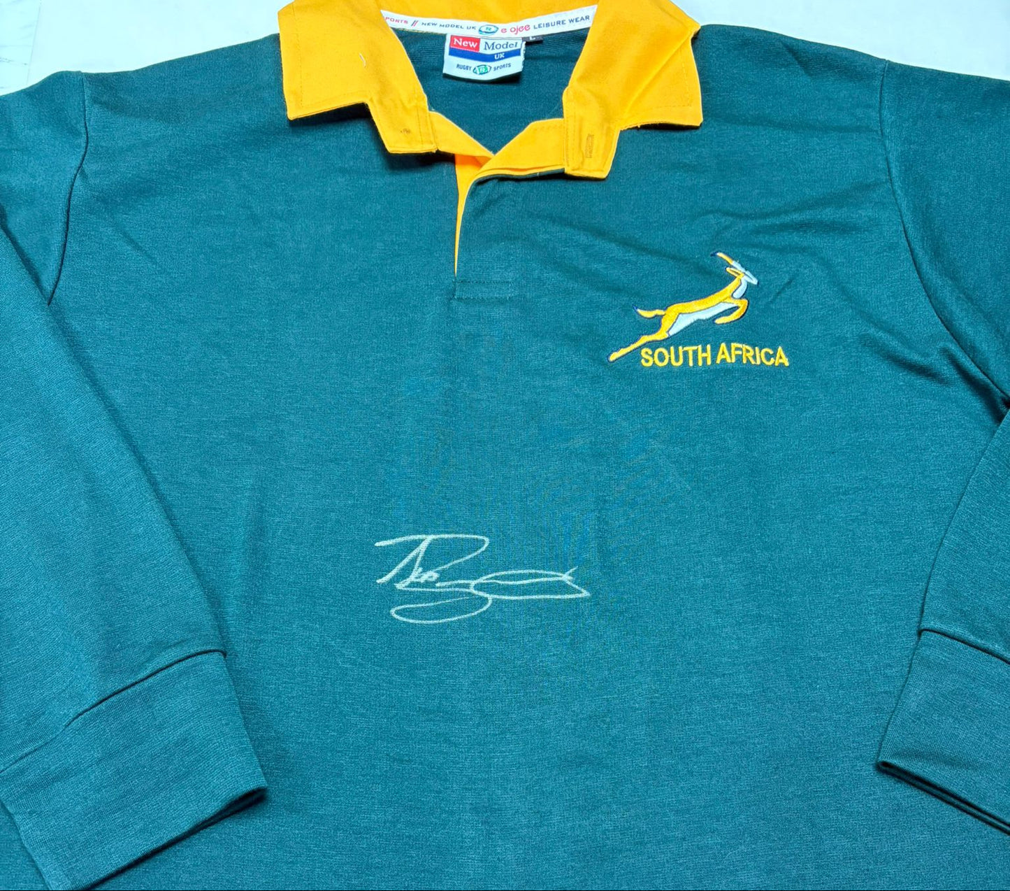 Rugby World Cup Winner Schalk Burger Signed Springboks' Shirt + Dealer COA