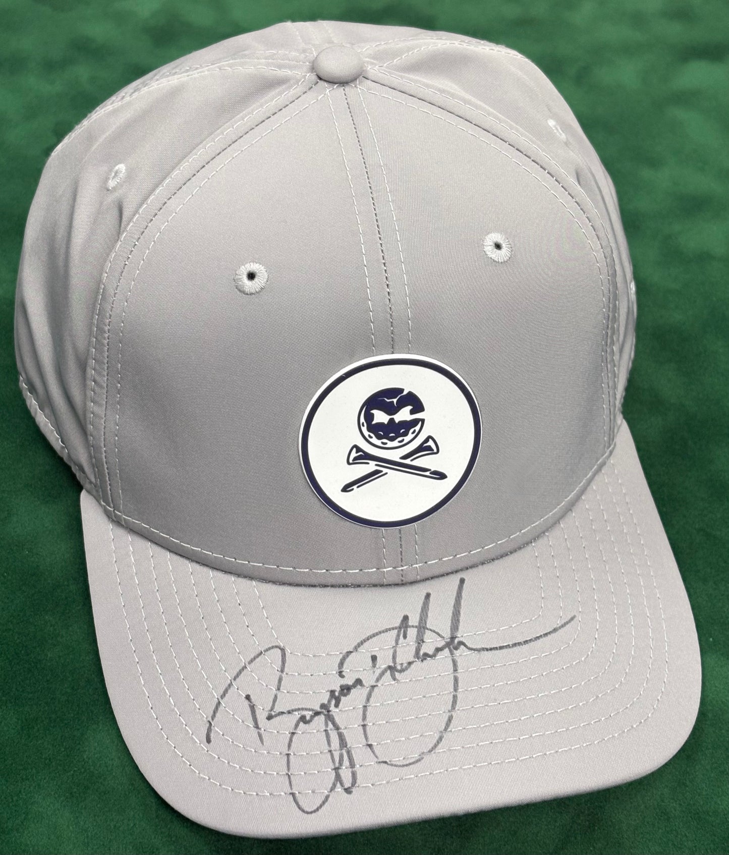 LIV Golfer Bryson DeChambeau Signed Crushers GC Grey Golf Cap + Cert