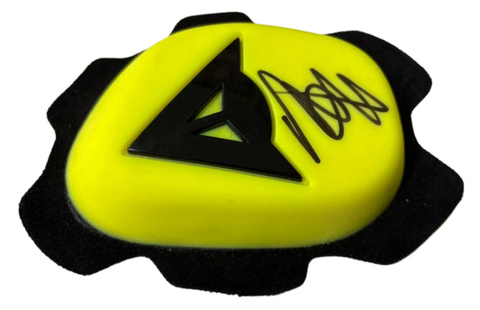 Valentino Rossi MotoGP World Champion Signed Dainese Knee Slider + Dealer COA