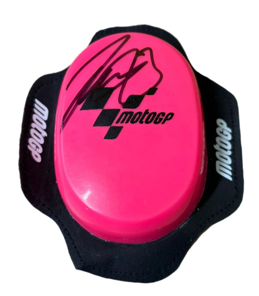 Jack Miller #43 Prima Pramac Yamaha MotoGP Rider Signed Pink MotoGP Knee Slider + COA