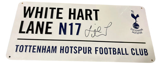Jamie Redknapp Signed Tottenham Hotspur White Hart Lane Street Sign + Cert