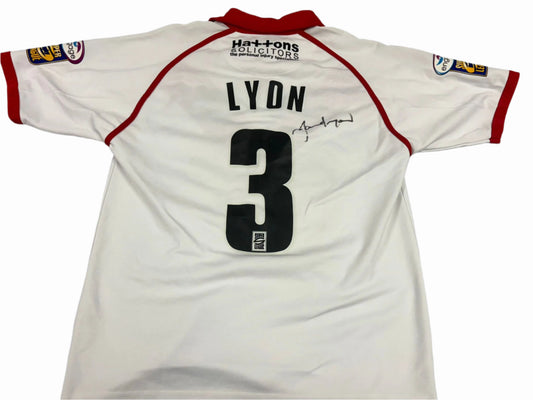 Jamie Lyon Signed 2006 St Helens Rugby League Shirt + Dealer COA