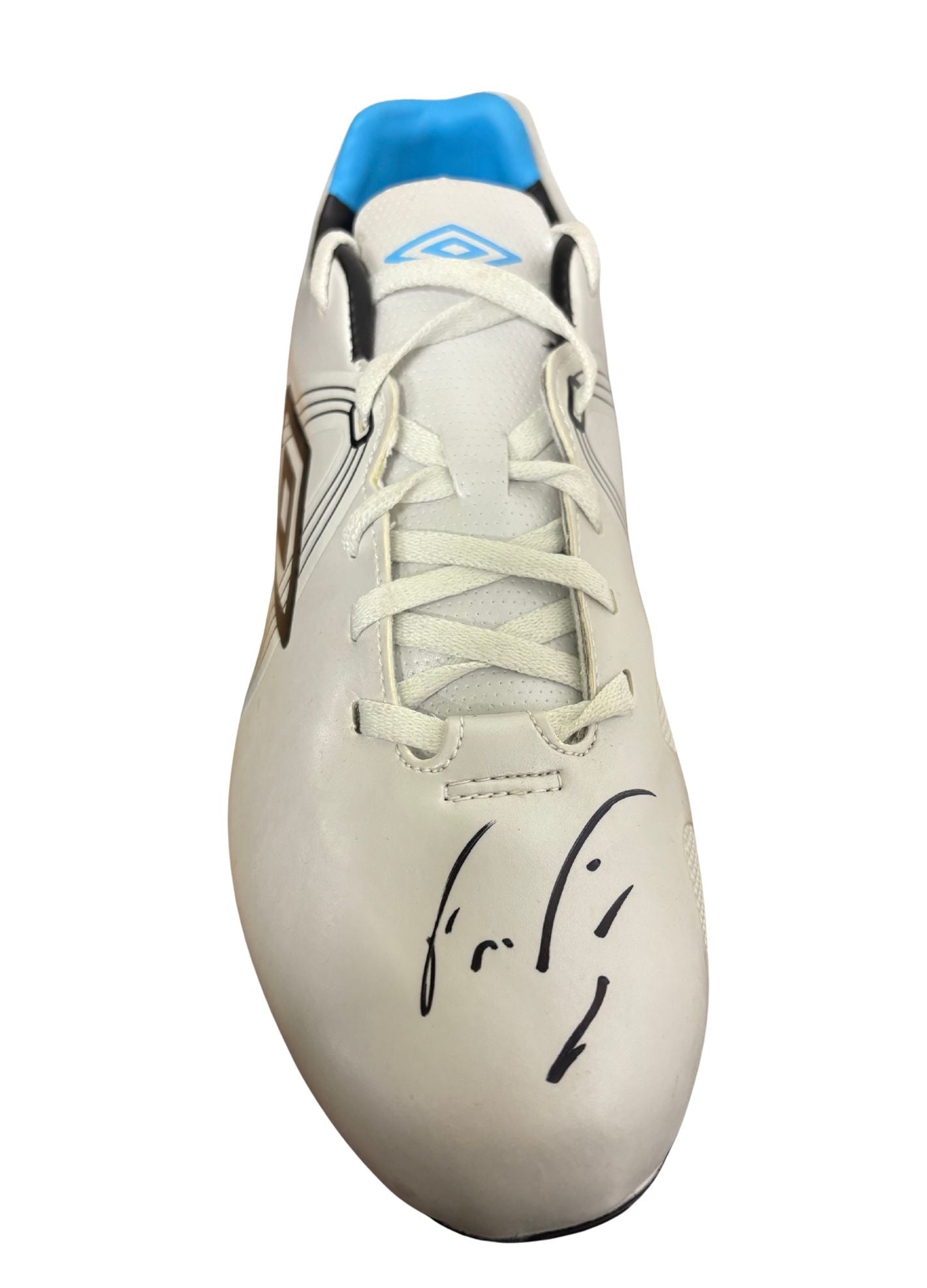 Fernando Forestieri - Sheffield Wednesday FC Signed Silver & Blue Umbro Football Boot with COA