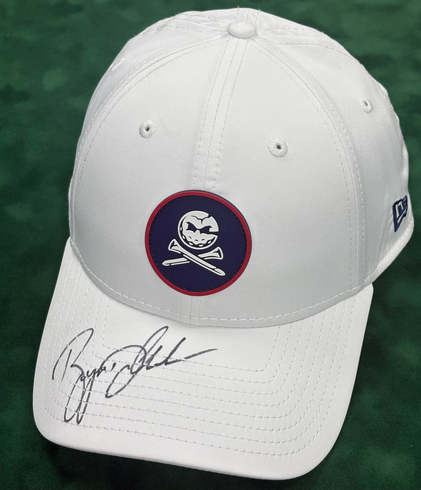 LIV Golfer Bryson DeChambeau Signed Crushers GC White Golf Cap + COA