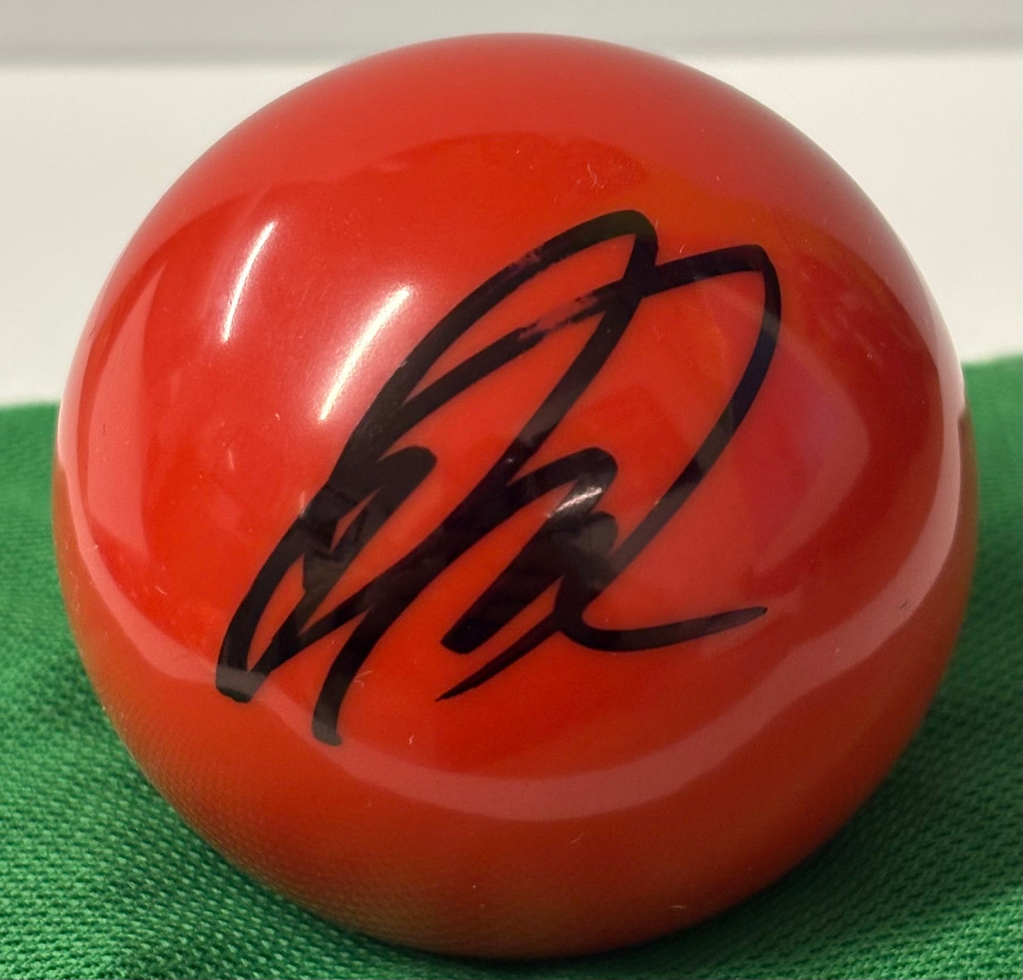 2025 Snooker World Championship Player Jak Jones Signed Red Snooker Ball + Cert