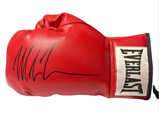 Mike Tyson 'Iron Mike' GOAT Heavyweight Boxer Signed Everlast Boxing Glove + Cert