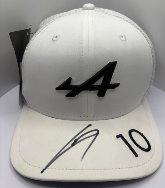 Pierre Gasly Alpine Formula One Driver Signed 9FIFTY F1 Cap + Dealer COA