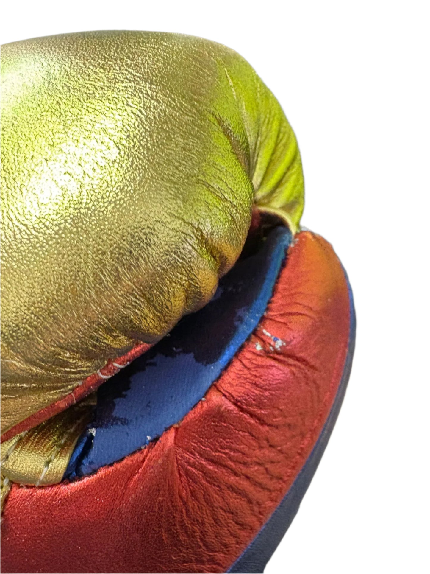 Floyd Mayweather Jr Signed Gold Grant Boxing Glove + Dealer COA