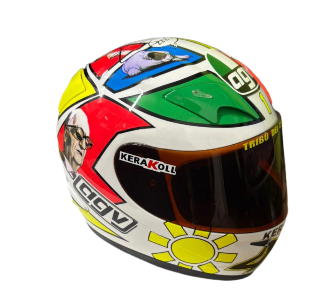 Valentino Rossi Signed Mugello 2006 Helmet (Milo Manara) 1:2 Scale + COA