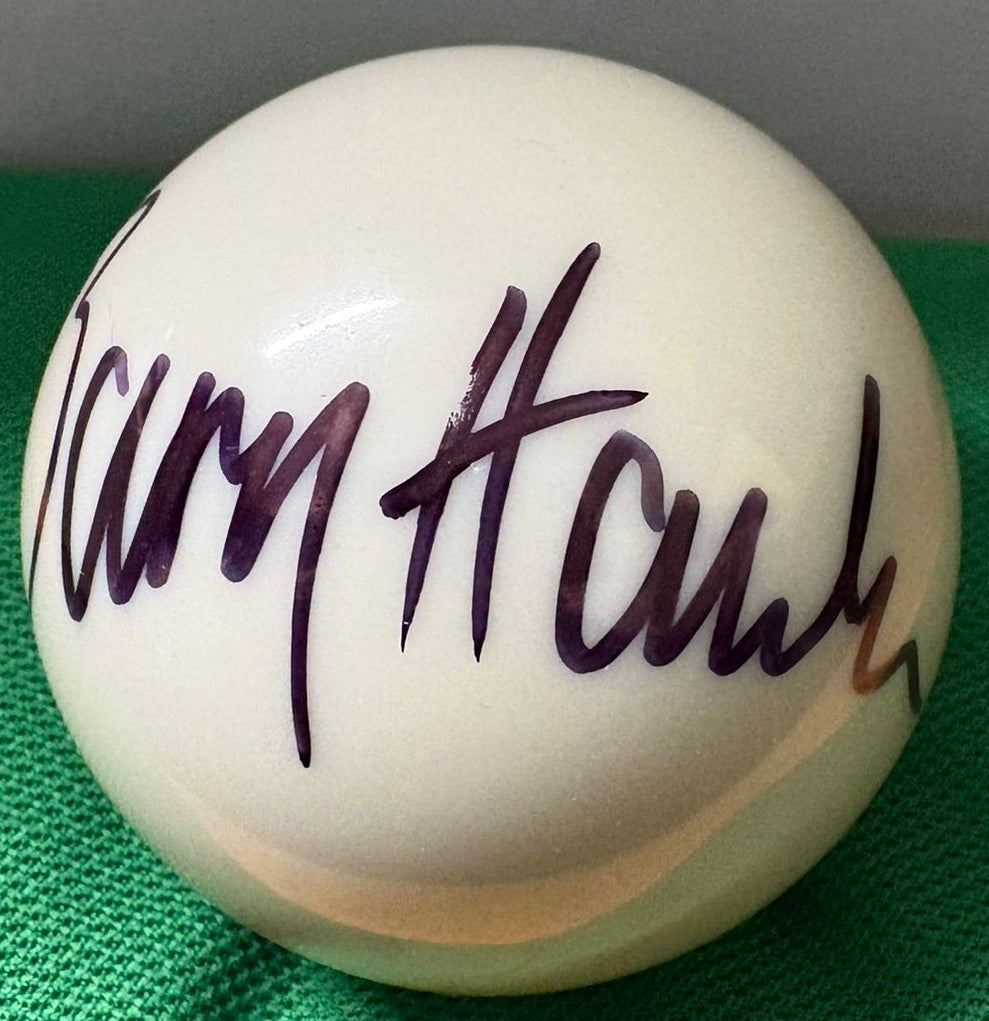 Four - Time Ranking Event Winner Barry Hawkins Signed White Snooker Ball + COA