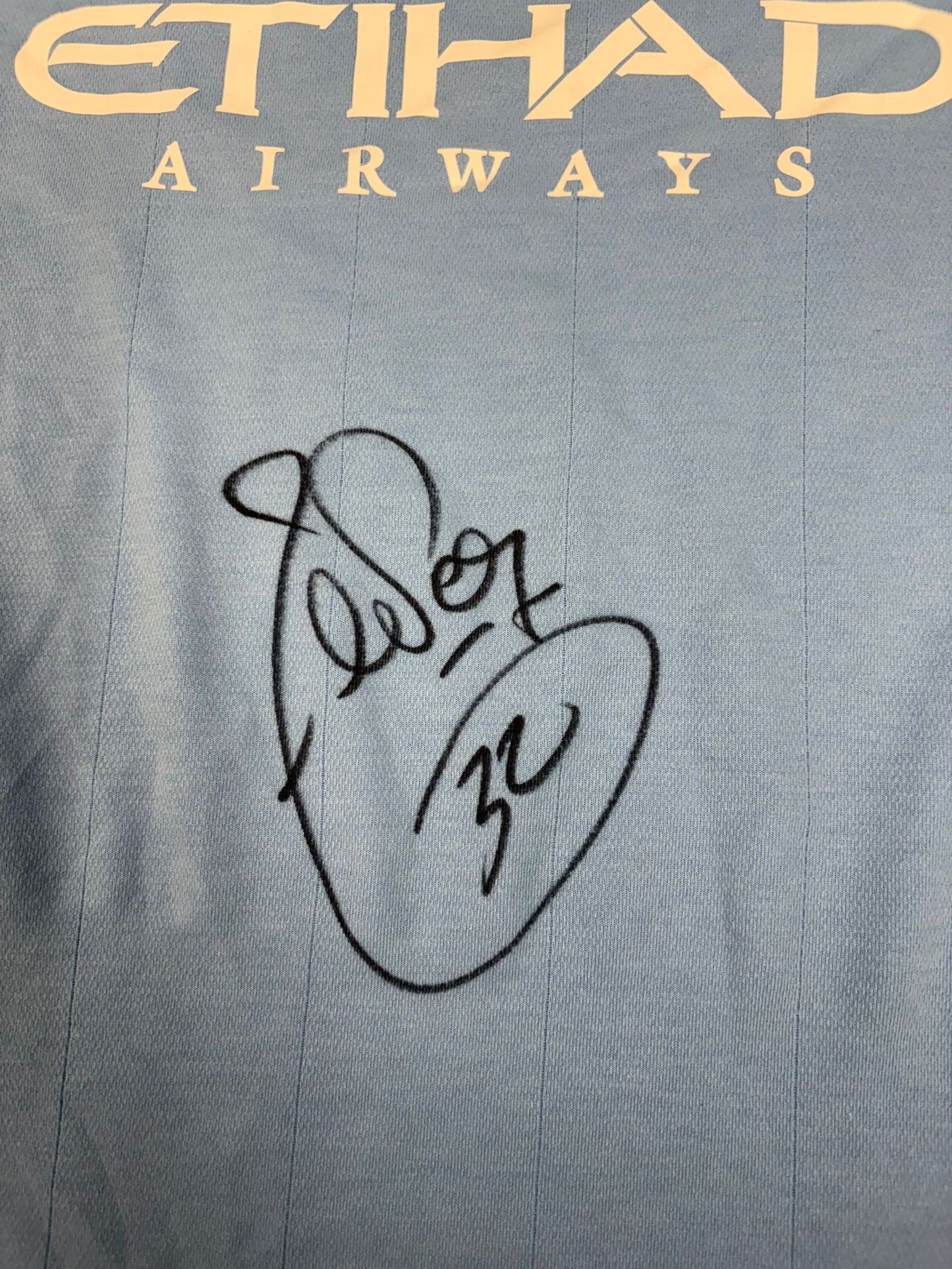 Carlos Tevez Signed 2011 Manchester City FA Cup Final Football Shirt + Dealer COA