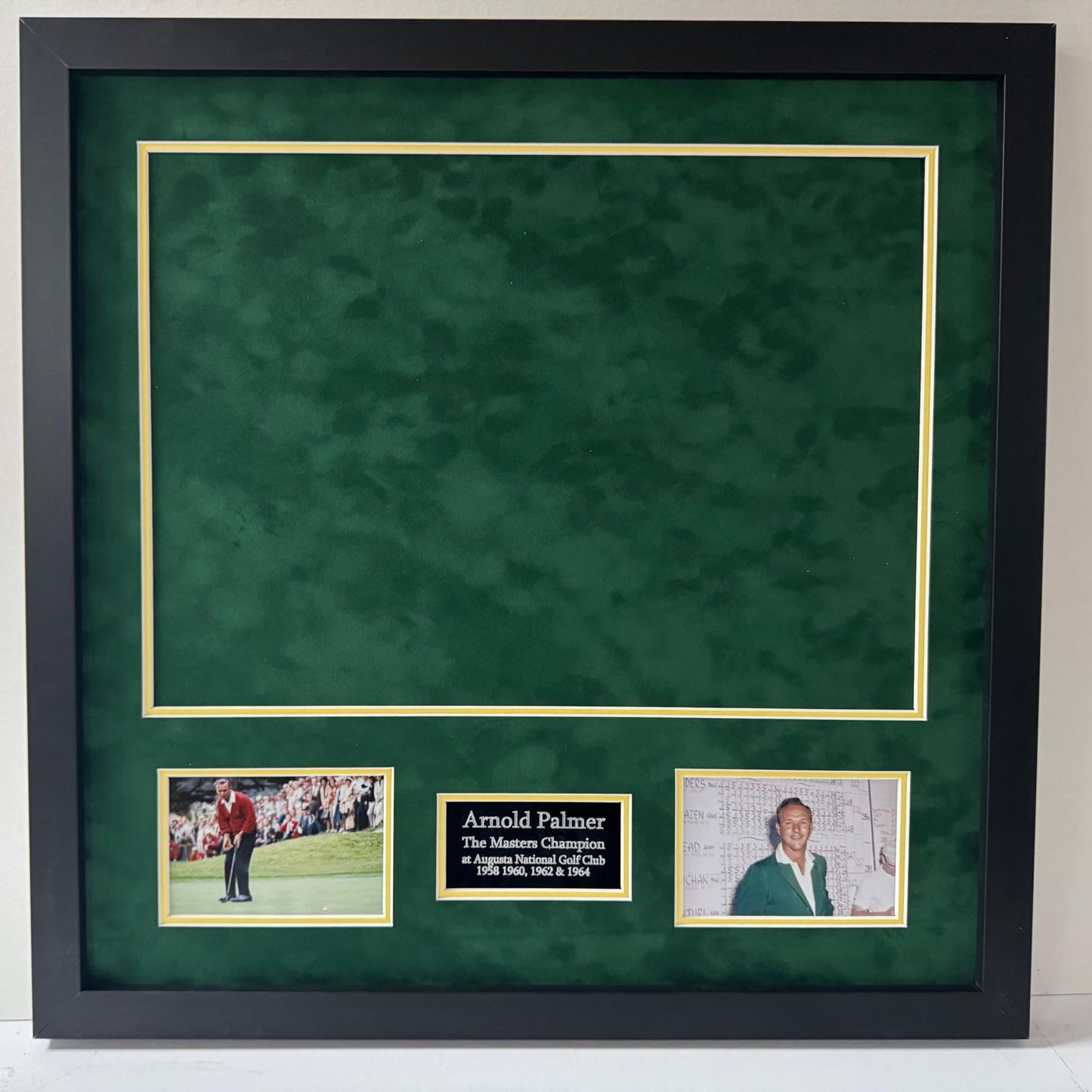 Premium Golf Flag Framing Kit for Four-Time Masters Winner Arnold Palmer Pin Flag