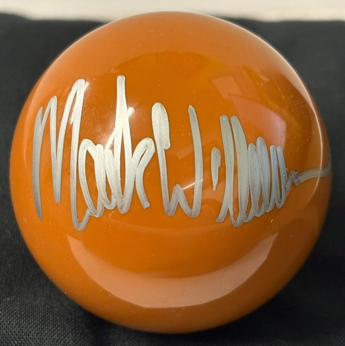 Mark Williams Three-Time World Snooker Champion Signed Brown Snooker Ball + Cert