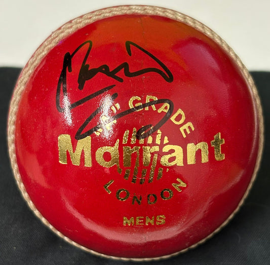 Sir Ian Botham England Cricket Legend Signed Red Cricket Ball + Dealer COA