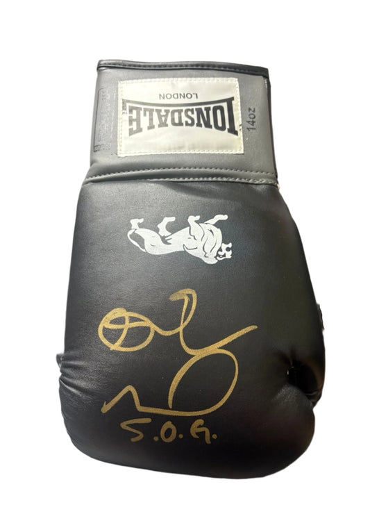 Andre Ward 'Son of God' Undefeated Boxer Signed Black Lonsdale Boxing Glove + Cert