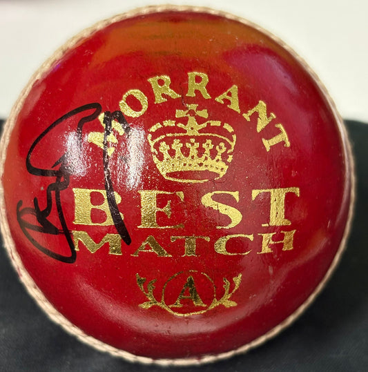 Sir Ian Botham England Cricket Legend Signed Red Cricket Ball + Dealer COA