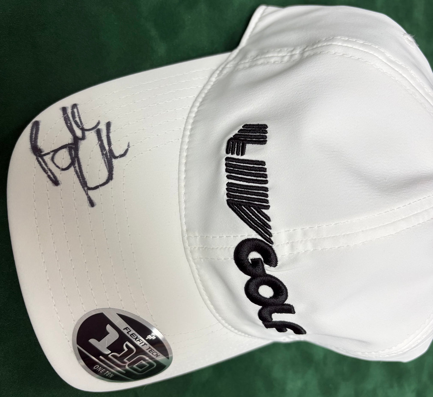 Brooks Koepka Signed White LIV Golf Cap + Dealer COA