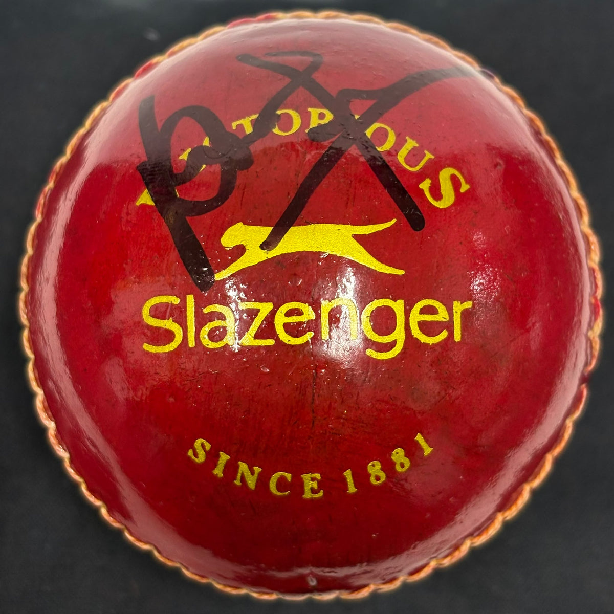 Brian Lara West Indies Cricket Legend & Star Batsmen Signed Red Ball + COA