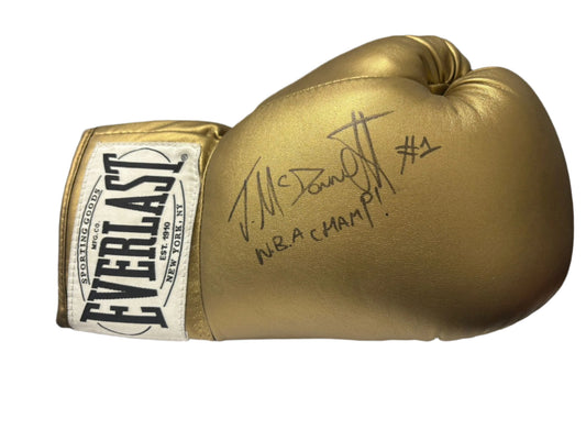Jamie McDonnell British Boxer Signed Gold Everlast Boxing Glove + Dealer COA