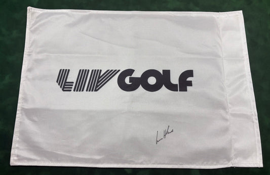 2026 LIV Golf @ JCB Winner Lucas Herbert Signed Golf Flag + Cert