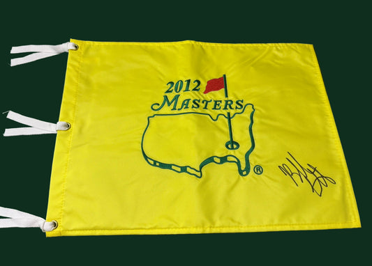 Bubba Watson Winner Signed 2012 Augusta Masters Golf Flag + Dealer COA