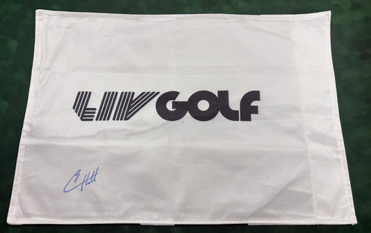 Legion XIII Team Member Tyrrell Hatton Signed LIV Golf Flag + Dealer COA