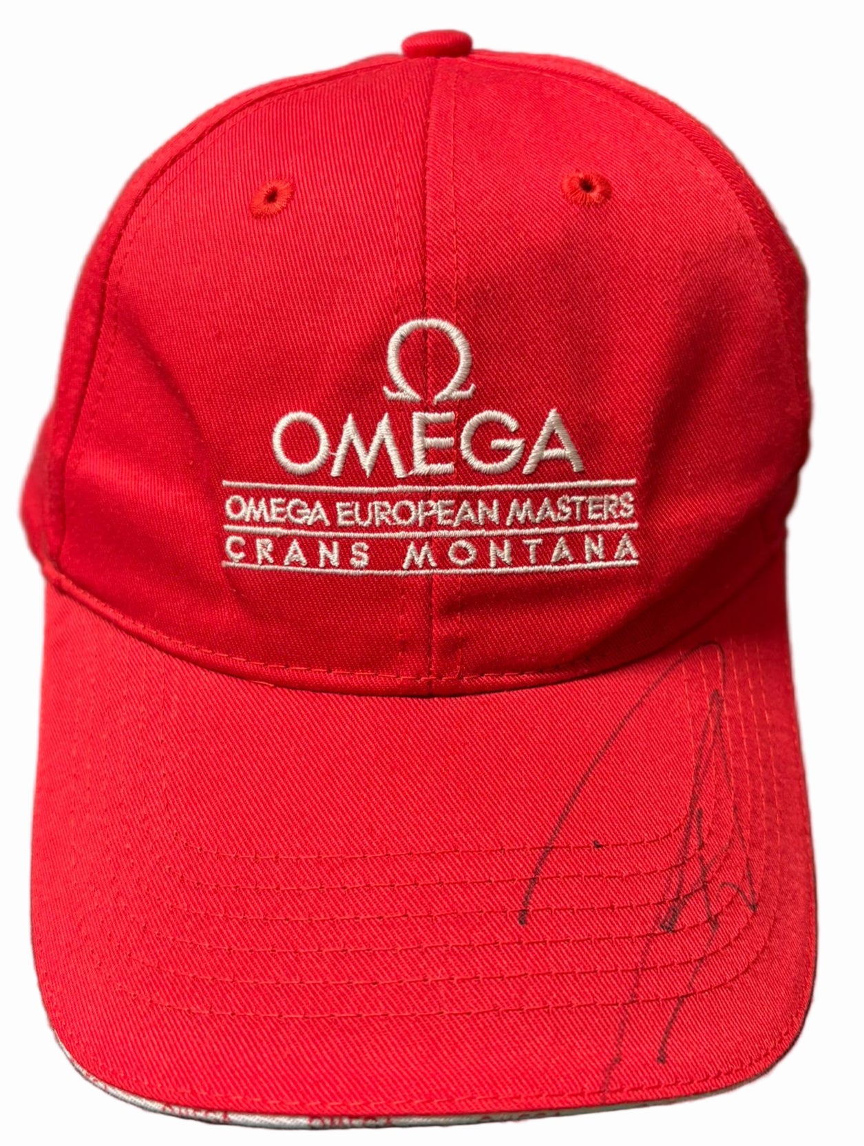 Omega European Masters Golf Cap Signed by 2015 Winner Danny Willett + Dealer COA