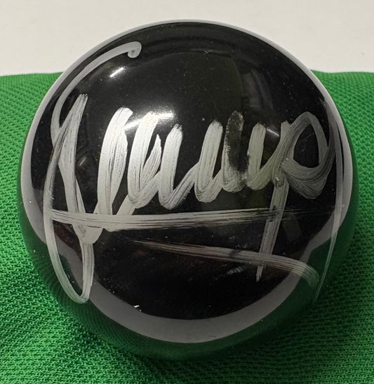 2005 World Champion Shaun Murphy Signed BLACK Snooker Ball + Dealer COA