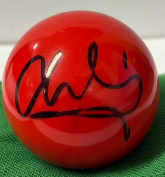 World Snooker Tour Player Chris Wakelin Signed Red Full Size Snooker Ball + Cert