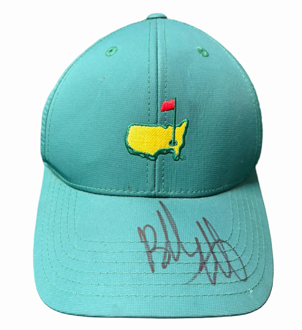 Masters Golf Cap Signed by Two-Time Champion Bubba Watson + Dealer COA
