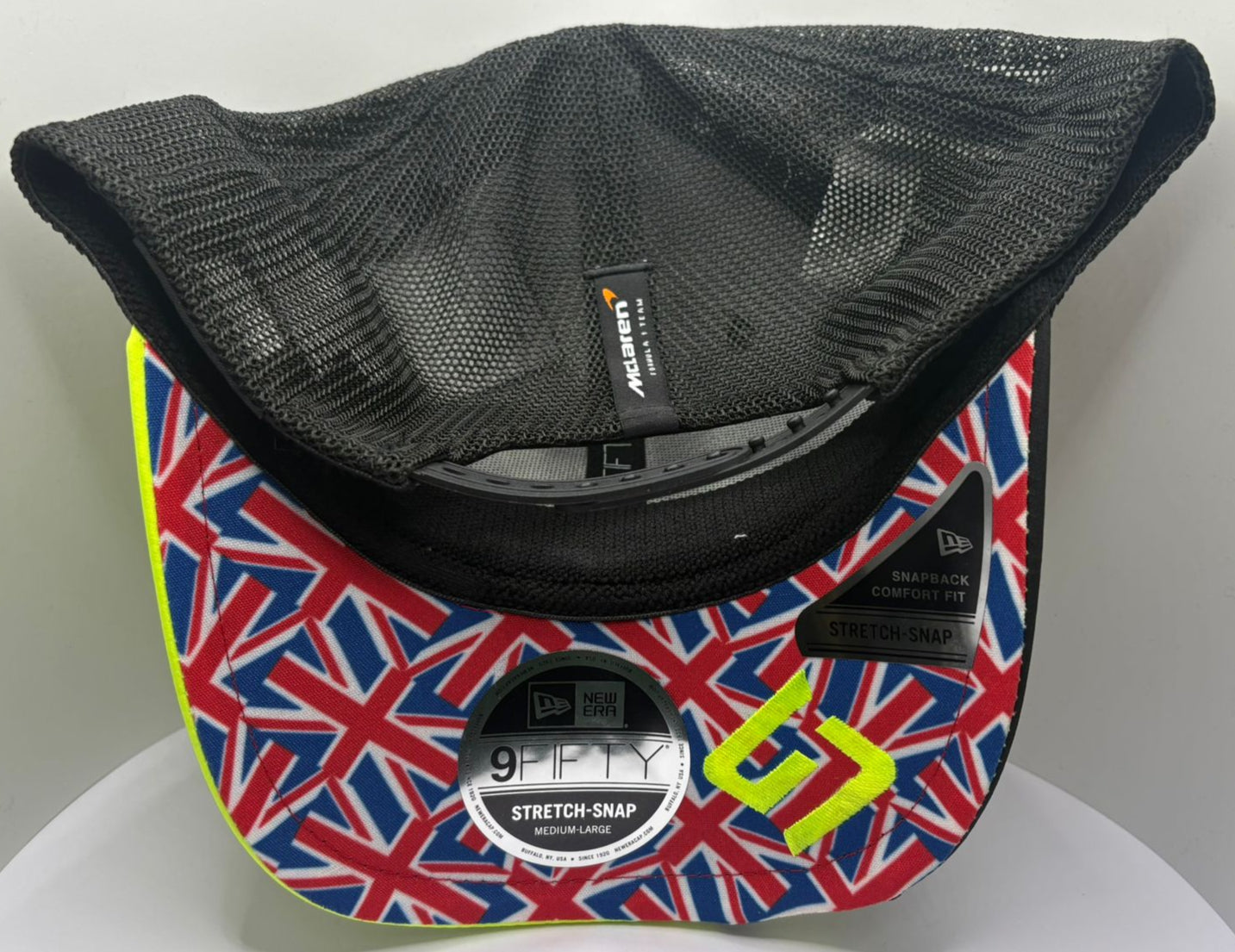 2025 British Grand Prix Winner Lando Norris Signed New Era McLaren 9FIFTY F1 Cap + COA