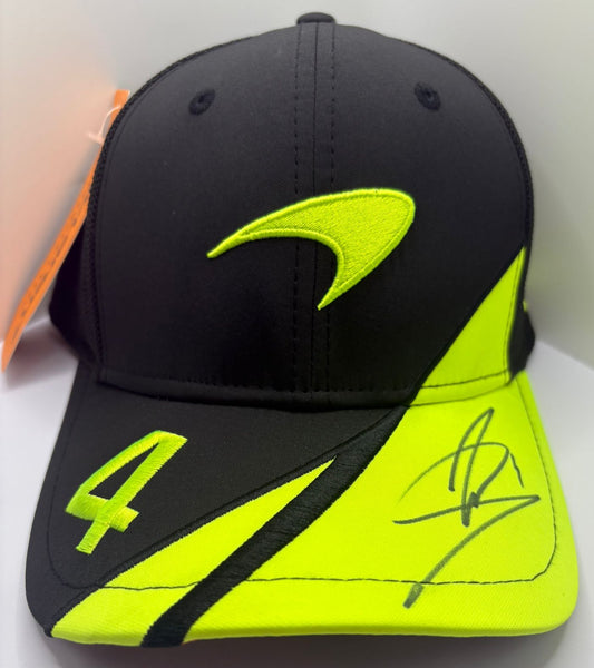 2025 British Grand Prix Winner Lando Norris Signed New Era McLaren 9FIFTY F1 Cap + COA