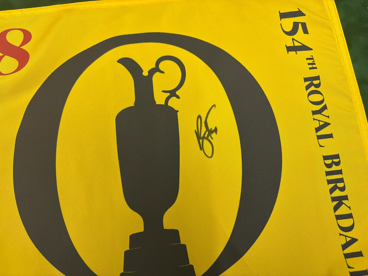 Ryan Fox Major Golf Champion Signed 154th Open @ Royal Birkdale Pin Flag + Cert