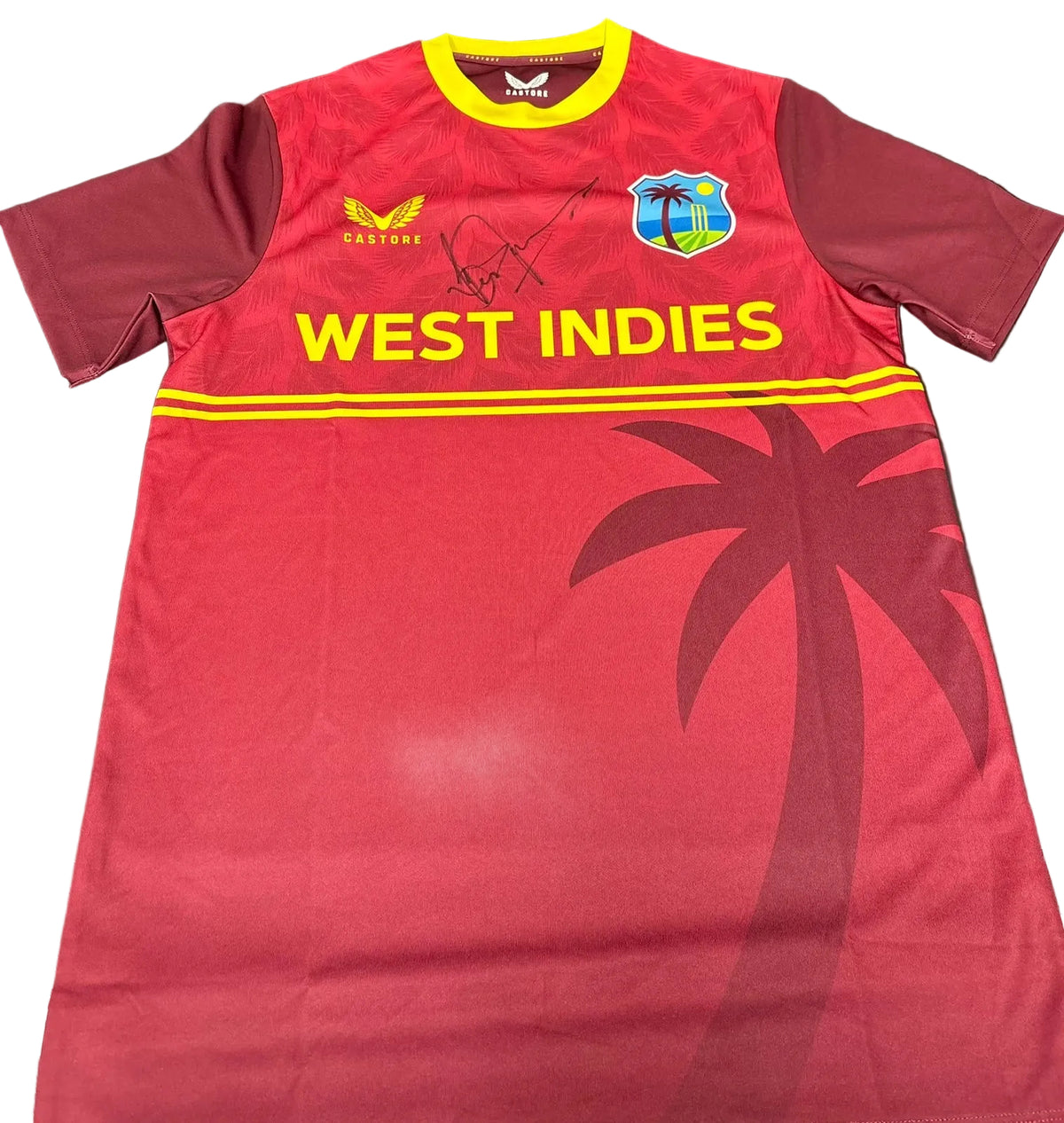 Brian Lara Signed Castore West Indies ODI Take Down Cricket Shirt + Dealer Cert