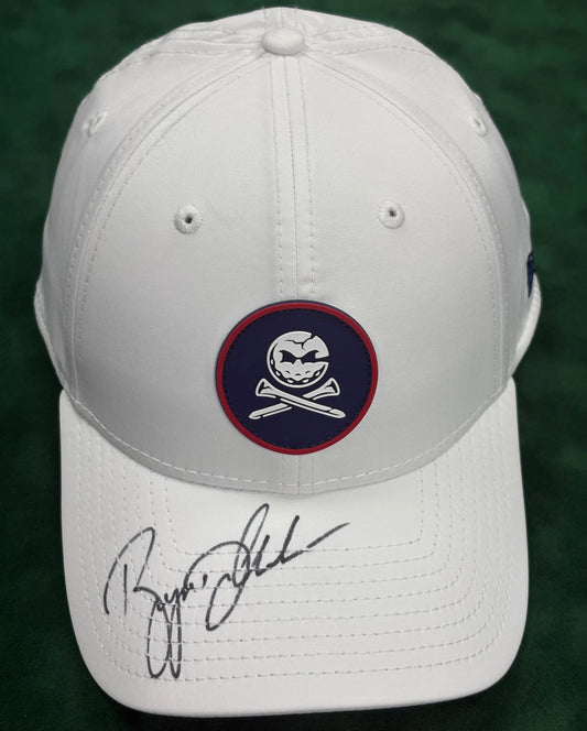 LIV Golfer Bryson DeChambeau Signed Crushers GC White Golf Cap + COA