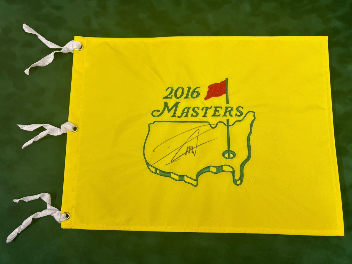 Danny Willett European Tour Golfer & 2016 Masters Champion Signed Pin Flag + Cert