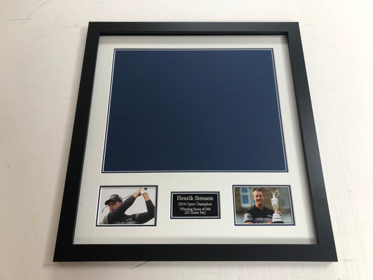 Standard Frame Kit - 2016 Open at Royal Troon Golf Flag (Henrik Stenson Won)
