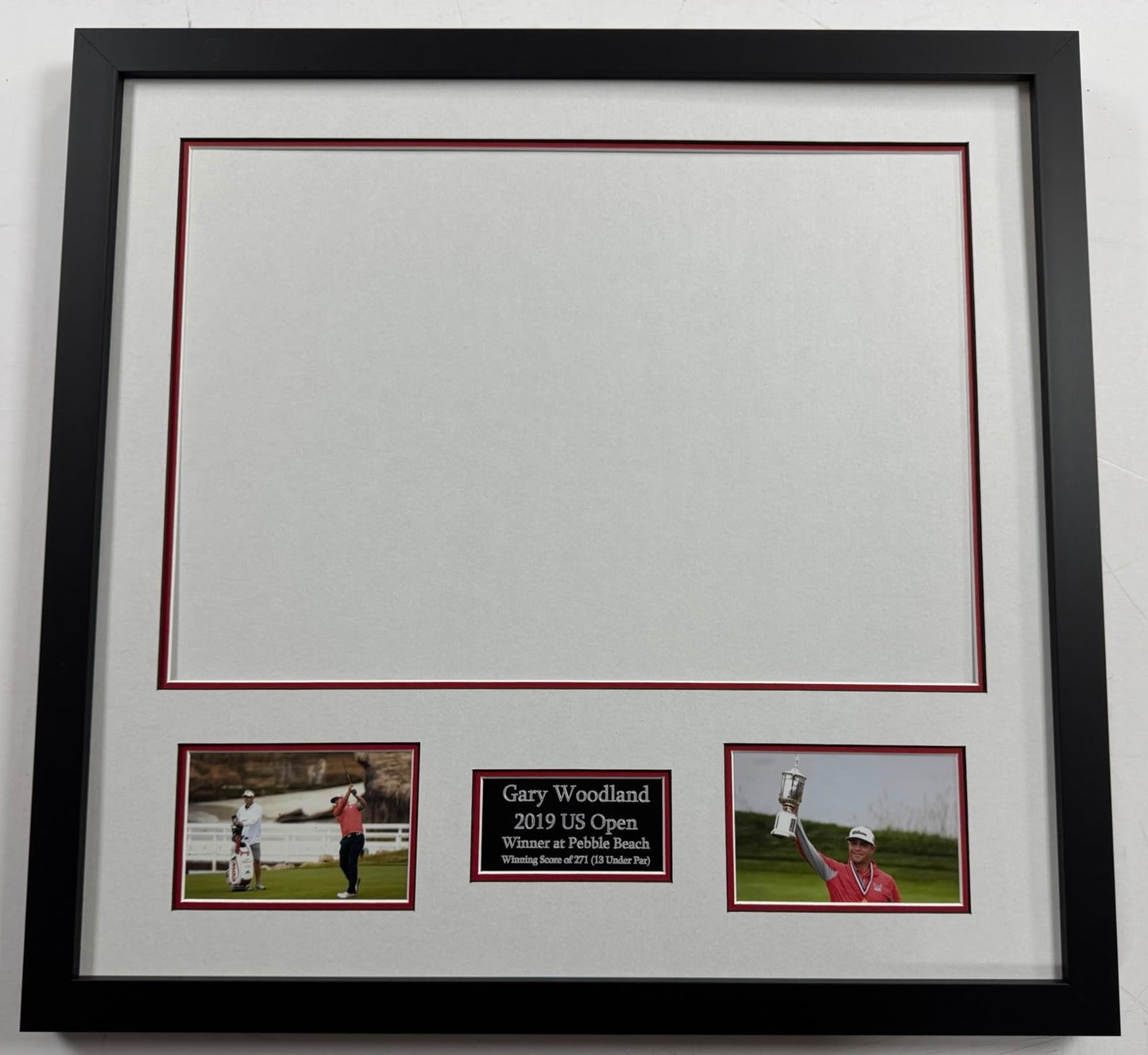Standard Golf Flag Framing Kit for Gary Woodland 2019 US Open Winner Golf Flag