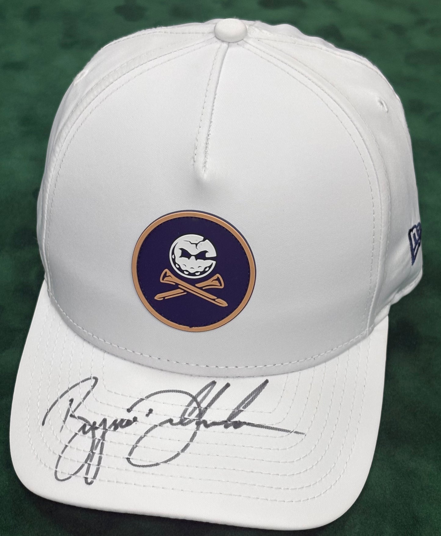 LIV Golfer Bryson DeChambeau Signed Crushers GC White Golf Cap + Dealer COA