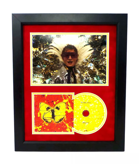 Ed Sheeran Framed, Signed & Mounted 14x11 Shivers CD Photo Display with COA