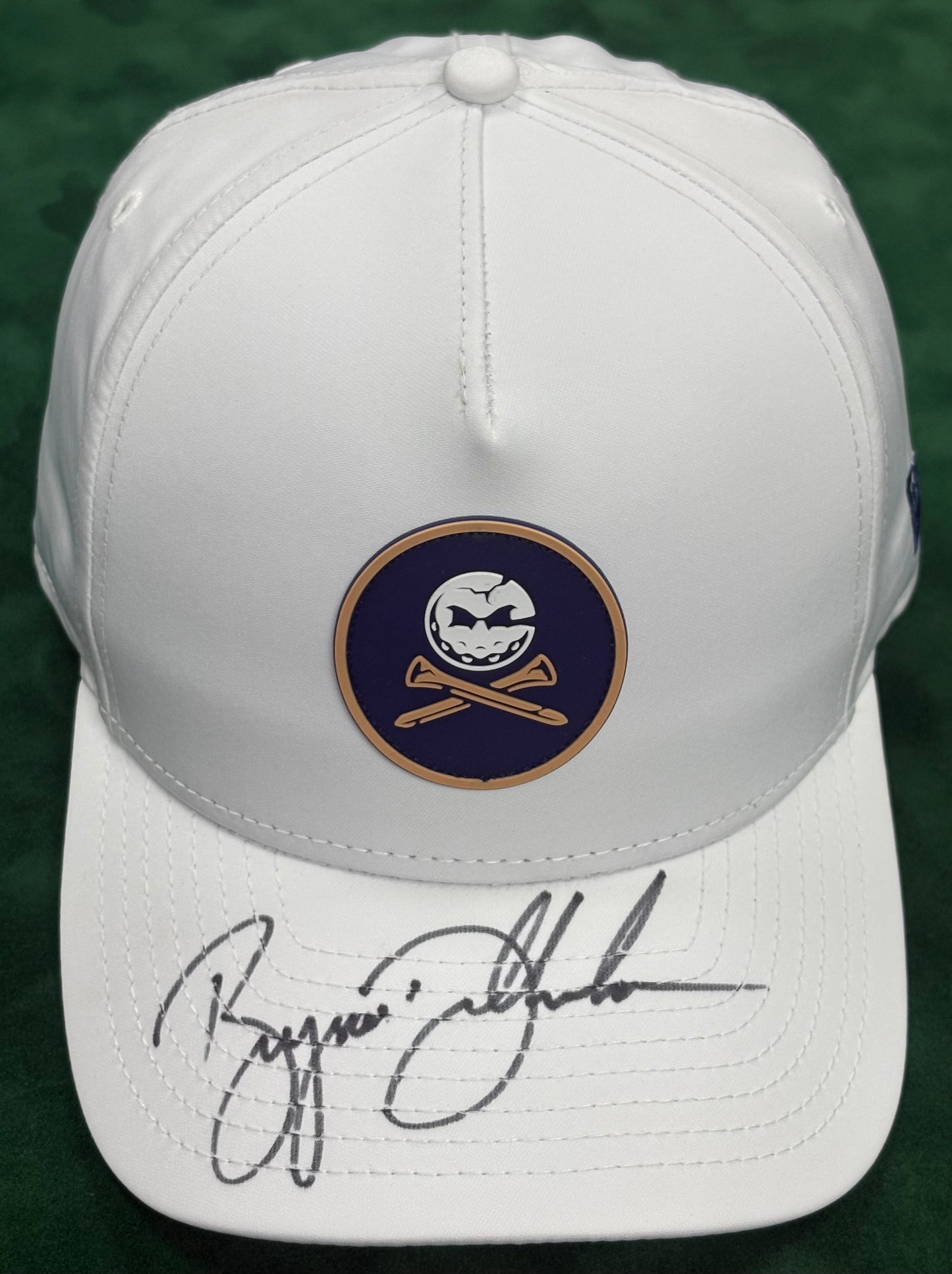 LIV Golfer Bryson DeChambeau Signed Crushers GC White Golf Cap + Dealer COA
