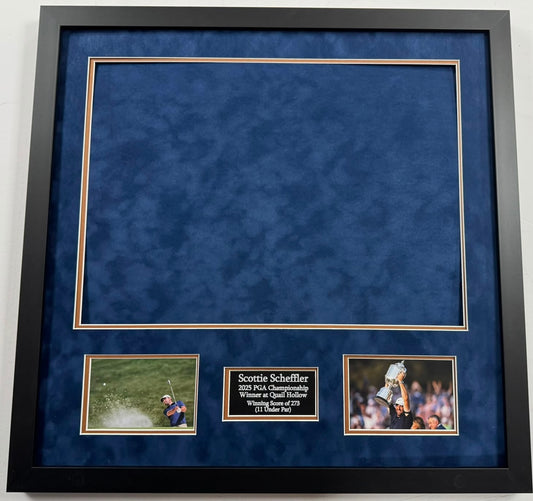 Premium Golf Flag Framing Kit for Scottie Scheffler 2025 PGA Championship Golf Flag