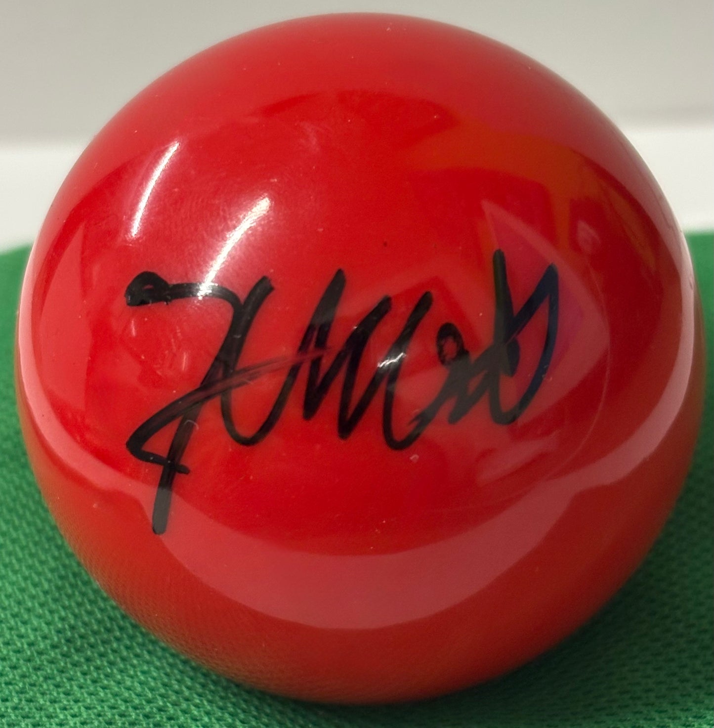 2026 World Snooker Championship Player Stan Moody Signed Red Snooker Ball + COA