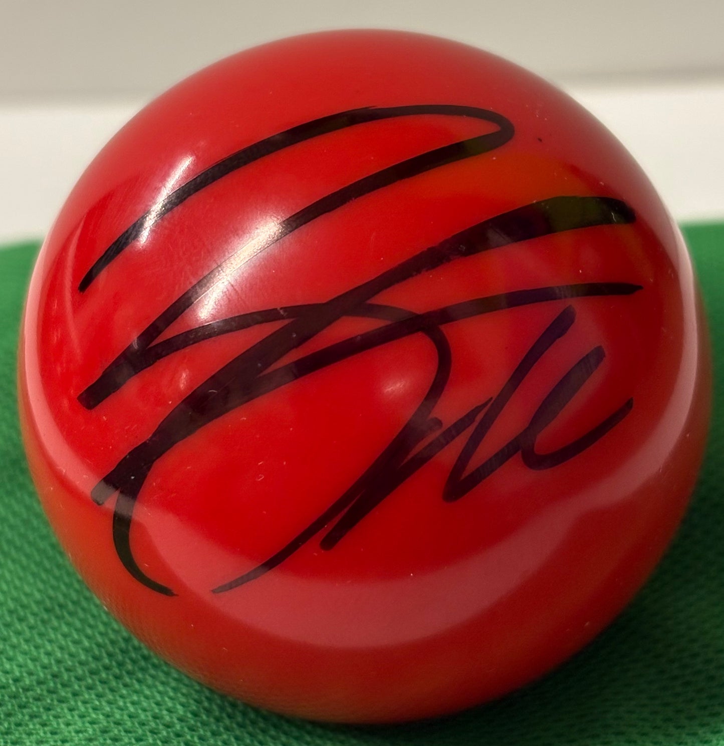 1x Ranking Event Winner Zhang Anda Signed Red Snooker Ball + Cert