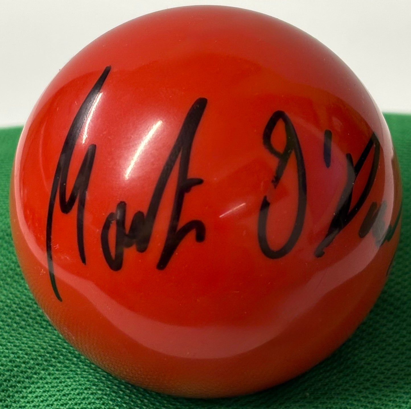 World Snooker Tour Player Mark O’Donnell Signed Red Snooker Ball + COA