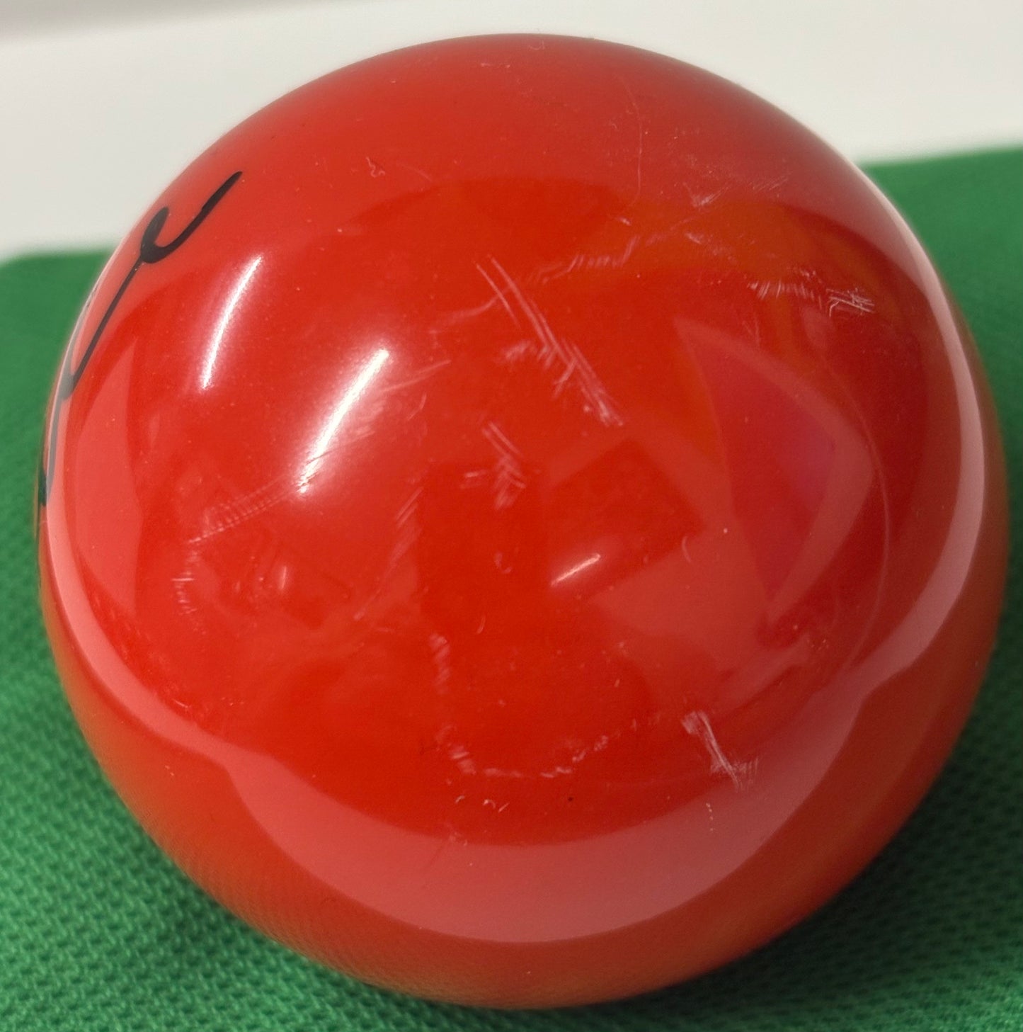 Founder & President of Matchroom Sport Barry Hearn Signed Red Snooker Ball + Cert