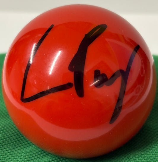 2026 World Snooker Championship Player Liam Pullen Signed Red Snooker Ball + COA