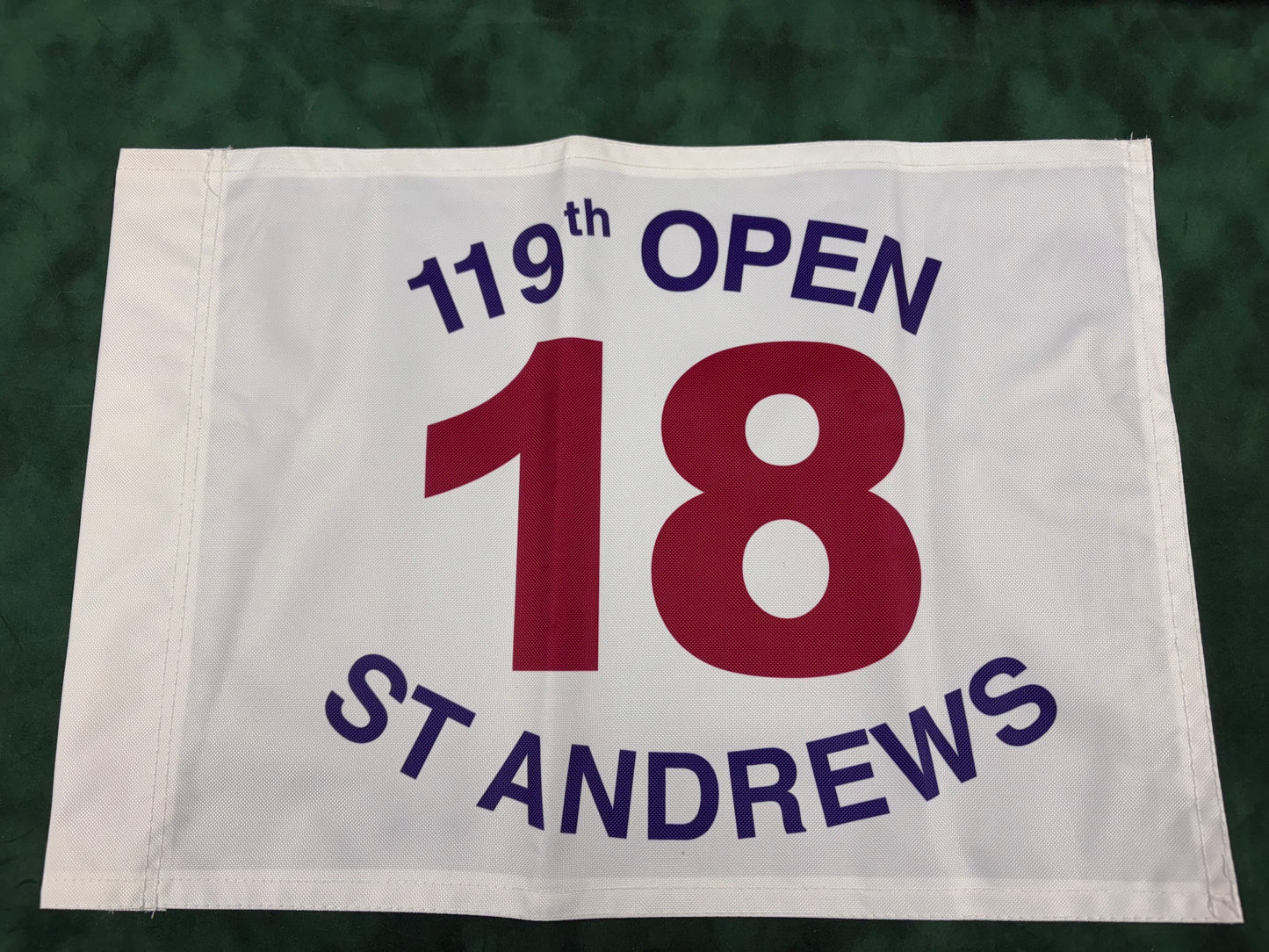 119th Open Championship at St Andrews Unsigned Golf Flag (White)