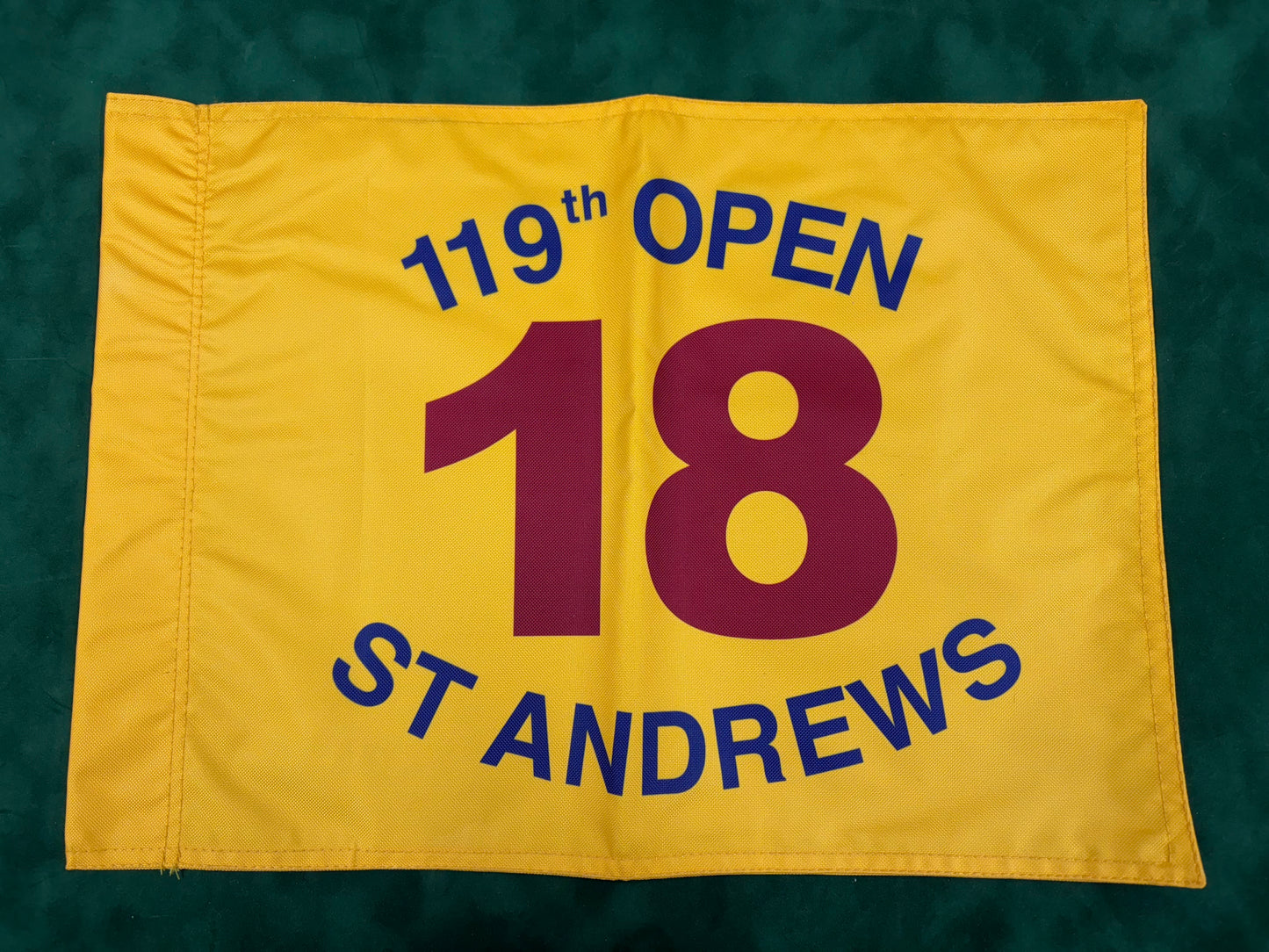 119th Open Championship at St Andrews Unsigned Golf Flag (Yellow)